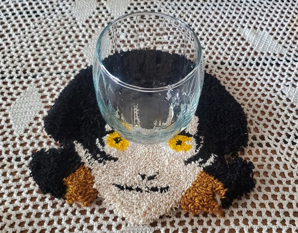 Meguru Bachira Punch Needle Coaster