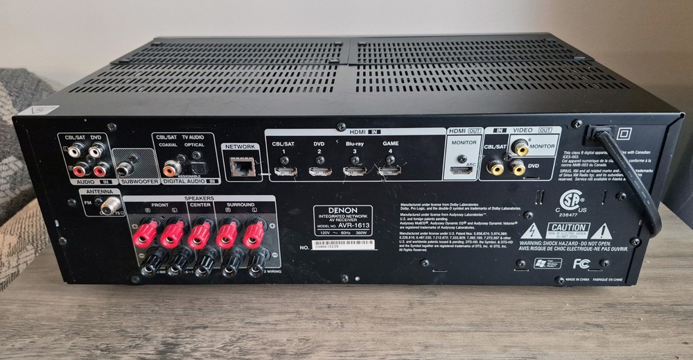 Denon AVR-1613 Integrated Network Receiver.5.1 Servised. Tested