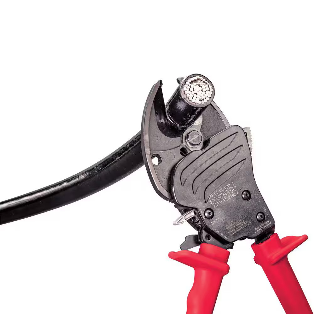 7.5 In. Open Jaw Ratcheting Cable Cutter