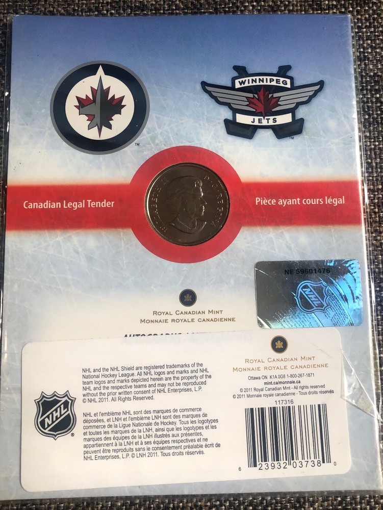2011-2012 - Winnipeg Jets Commemorative 50 Cent Coin - 🇨🇦