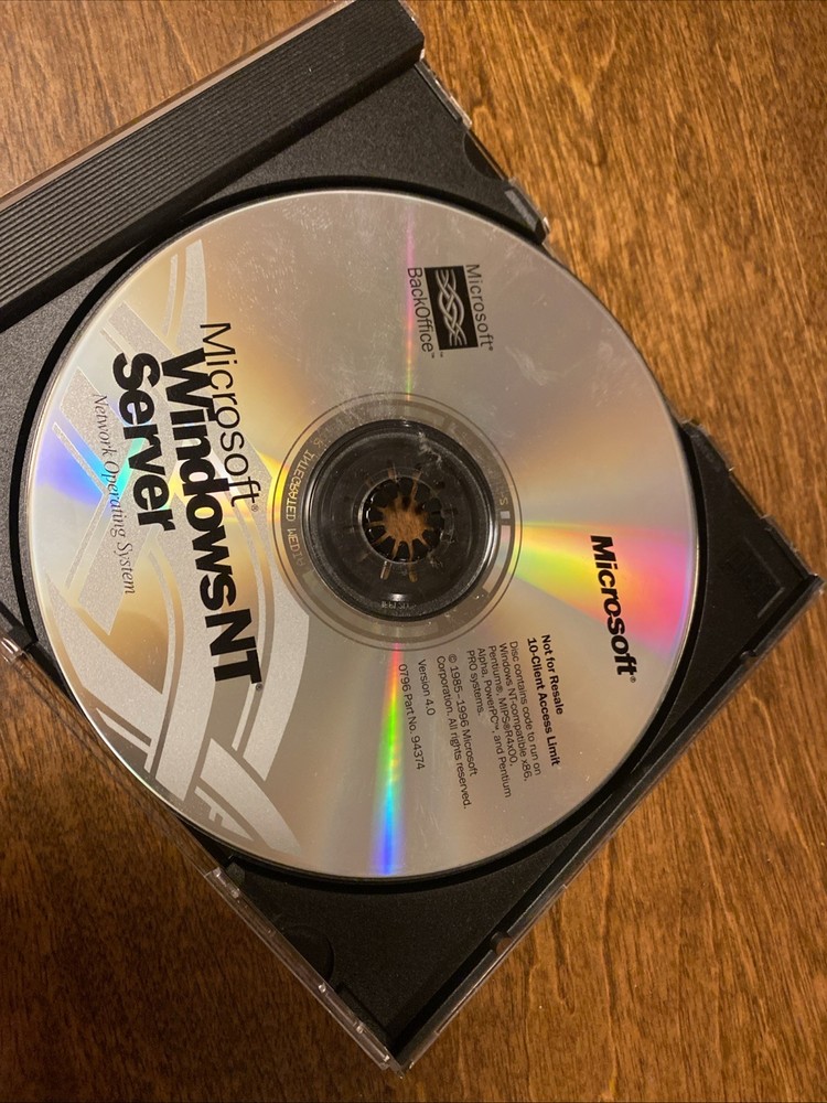 Microsoft WindowsNT Server CD Operating System