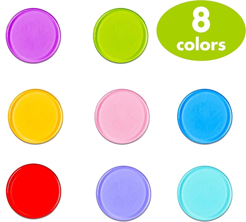 Fun and Durable Bingo Counting Chips - 250 Pack for Math Skill Development
