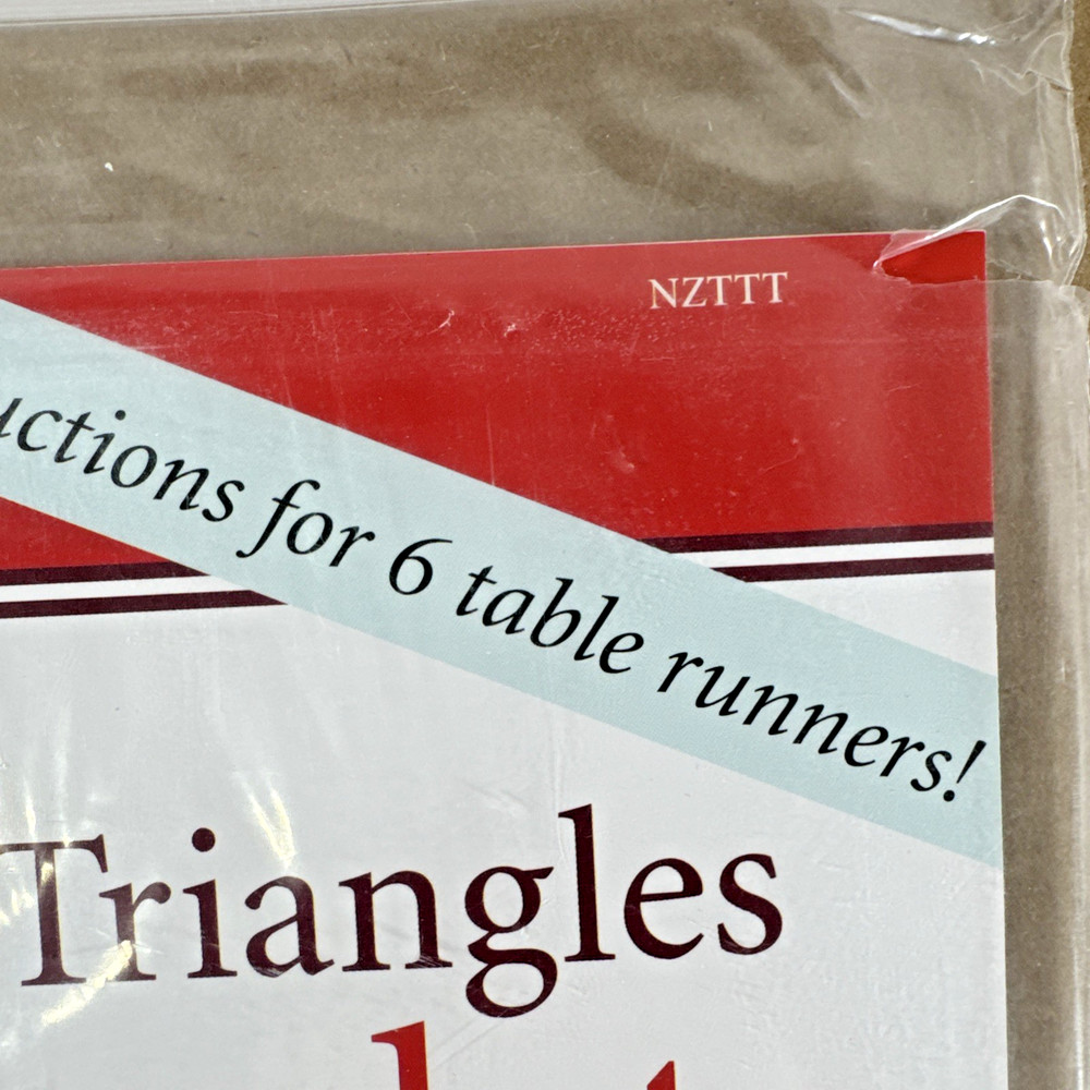 TWISTED TRIANGLES Template Sewing w Nancy Includes Instructions for Runners