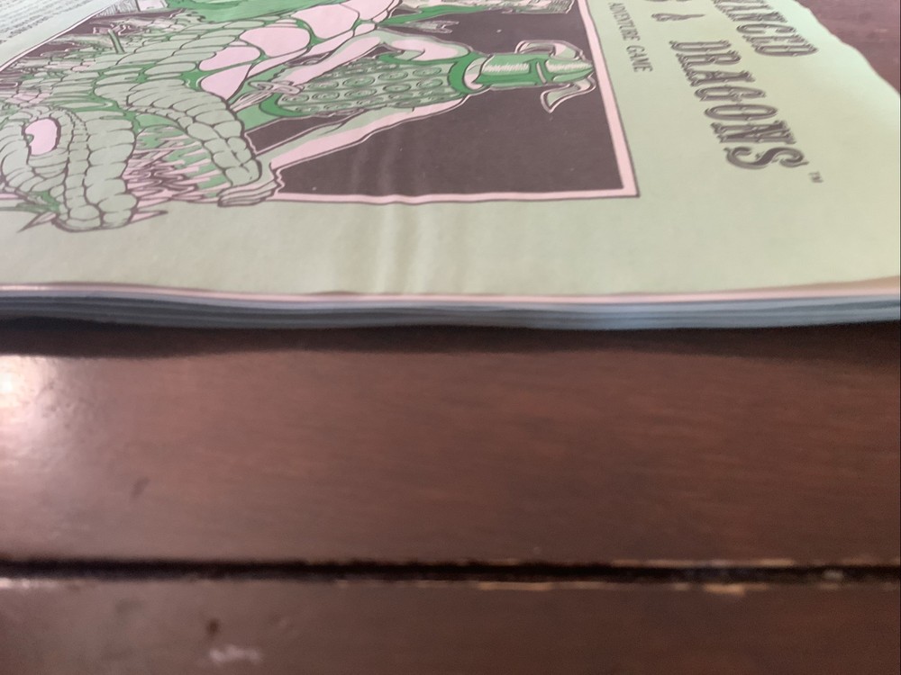 TSR: AD&D 1E Player's Supplement - PERMANENT CHARACTER FOLDER