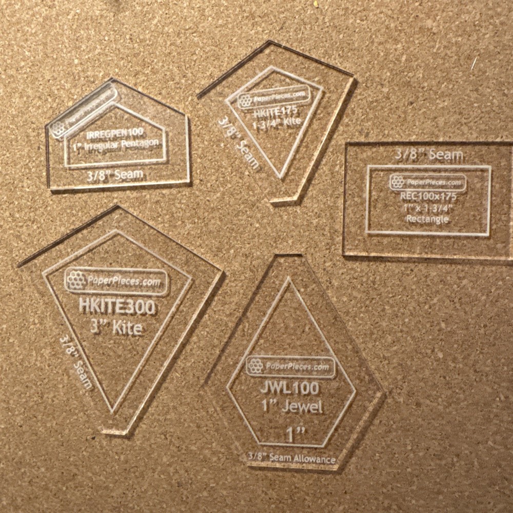 Acrylic Templates For Paper Piecing
