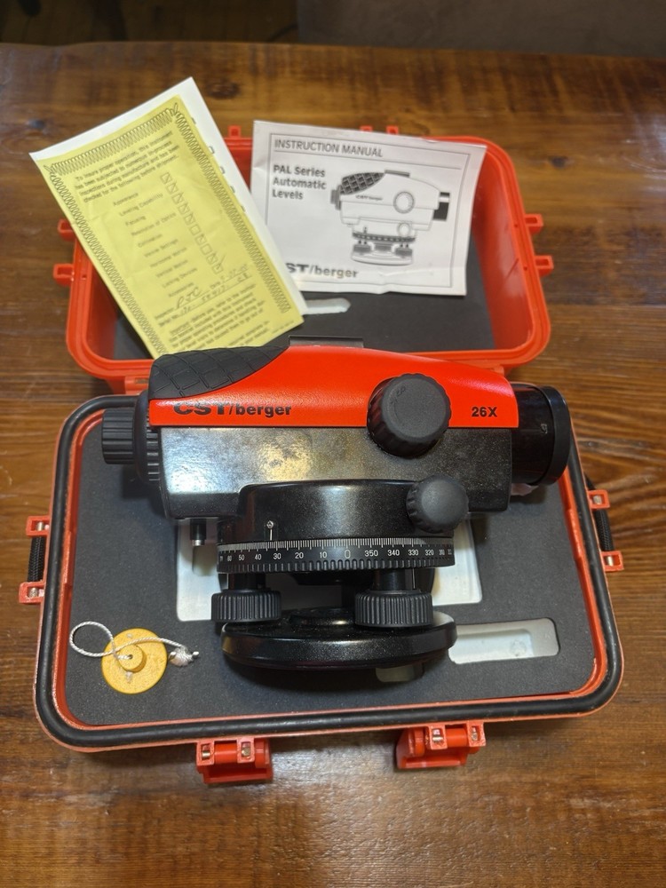 CST/Berger 26X Automatic Level PAL Series with Case