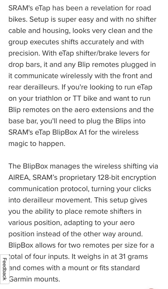 SRAM Blip Box eTap A1