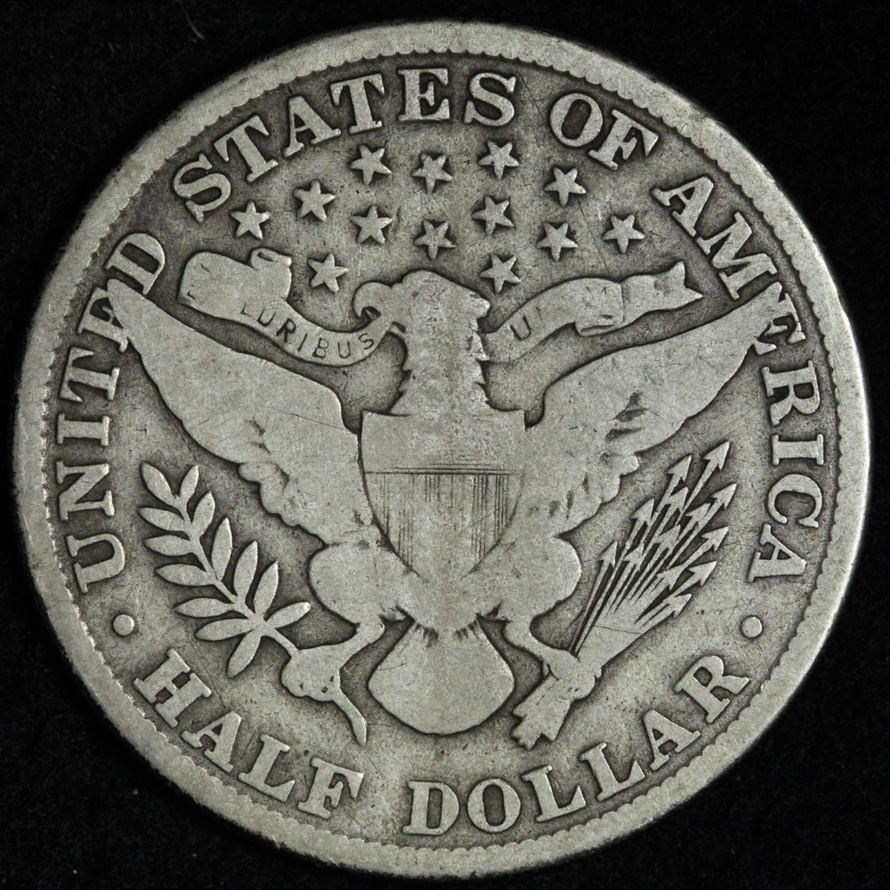 1900 Barber Silver Half Dollar VG+ E229 ZZCE