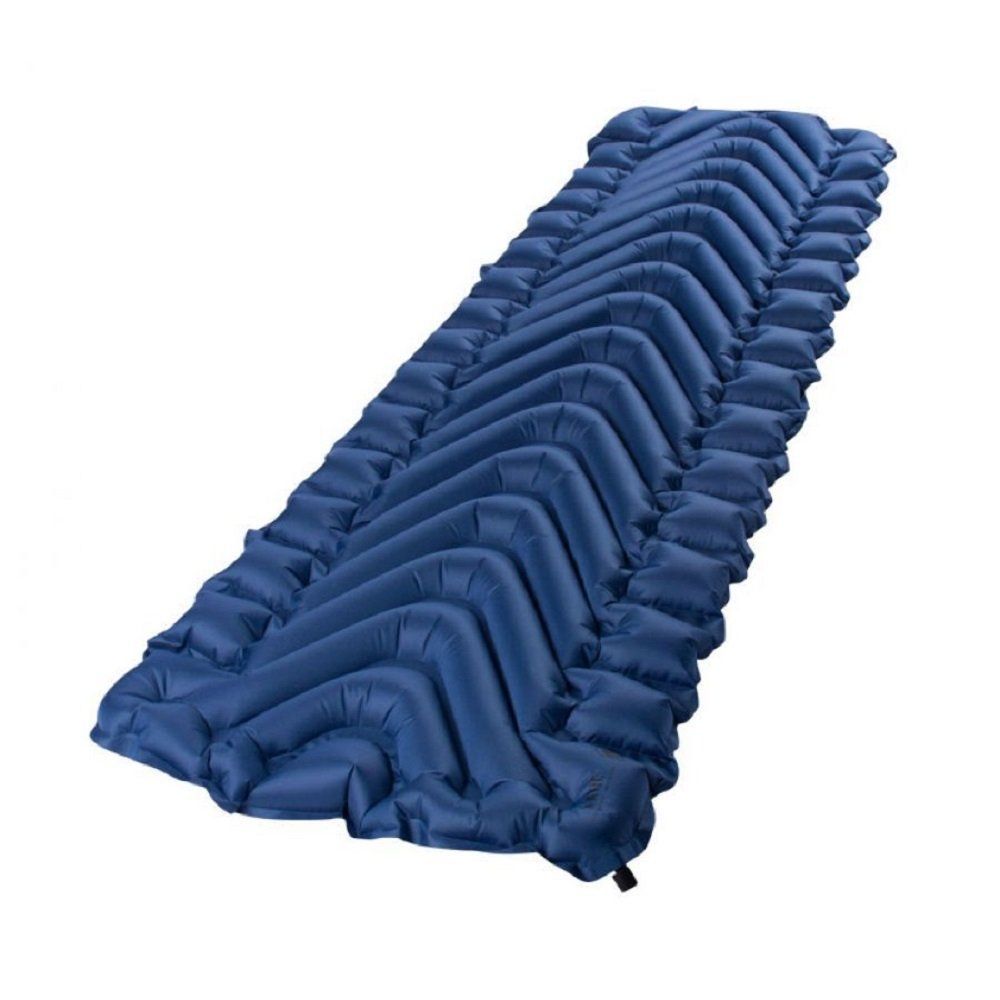 KLYMIT STATIC V LIGHTWEIGHT BACKPACKING INFLATABLE CAMP SLEEPING PAD - NAVY