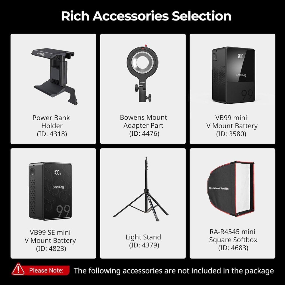 SmallRig RC 100B Bi-Color LED Monolight (Standard Version) 4893