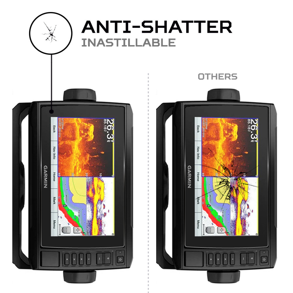 ANTISHOCK Screen protector for Garmin echoMAP Plus 73cv