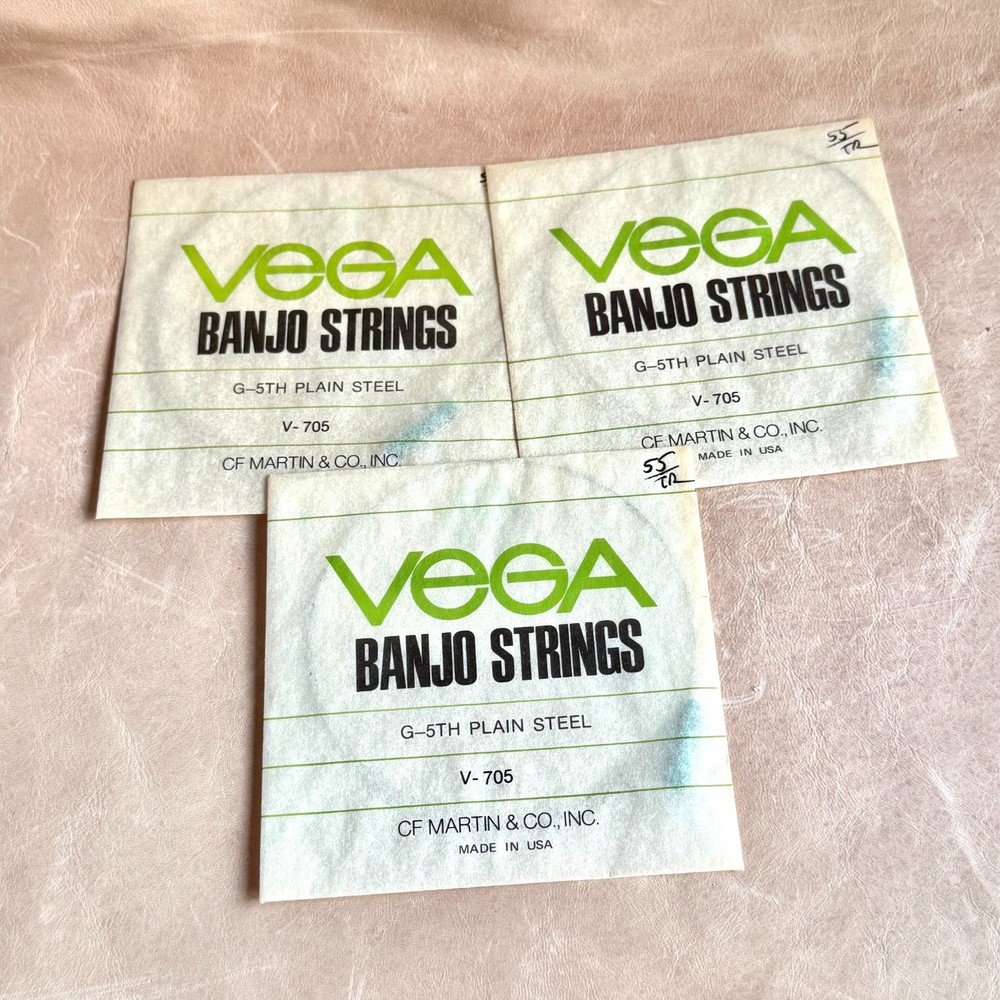 Banjo String Replacements - D'Addario, GHS Strings & Vega - 11 Packets