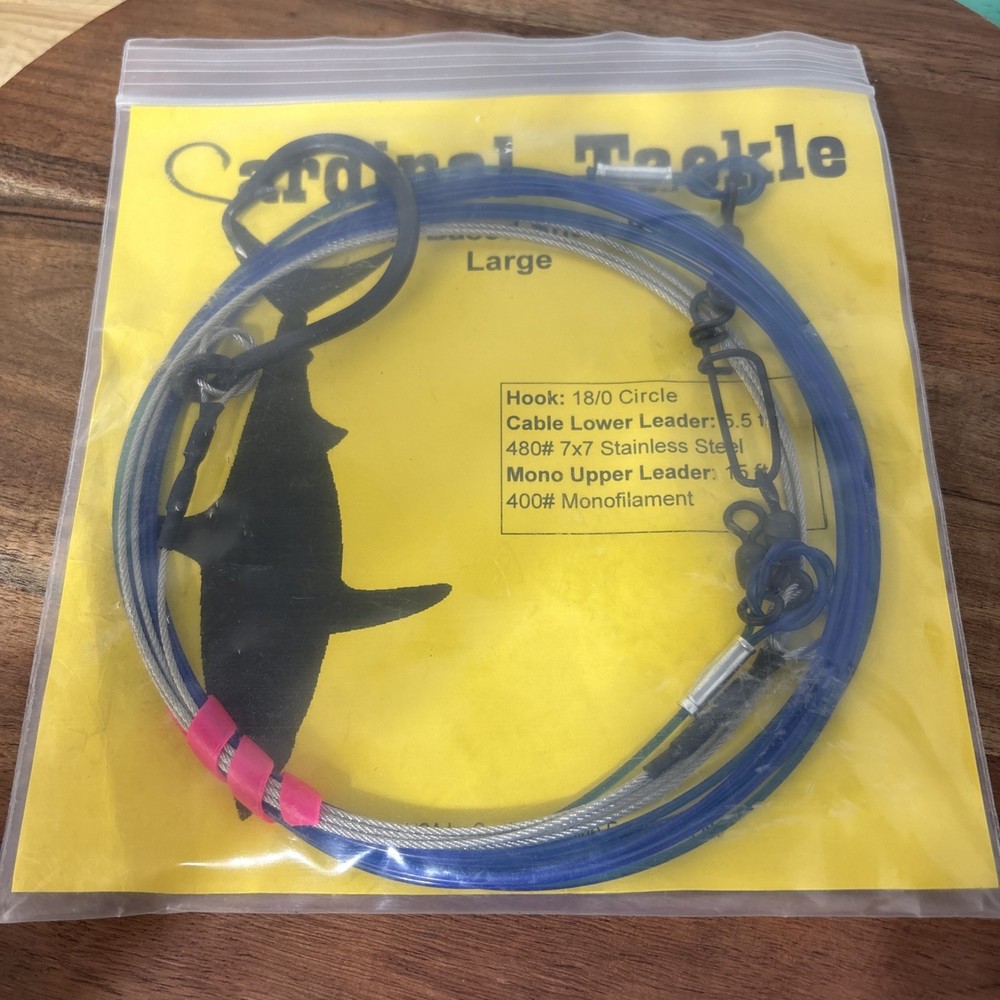 Cardinal Tackle Land Based Shark Rig Medium 18/0 Circle Hook