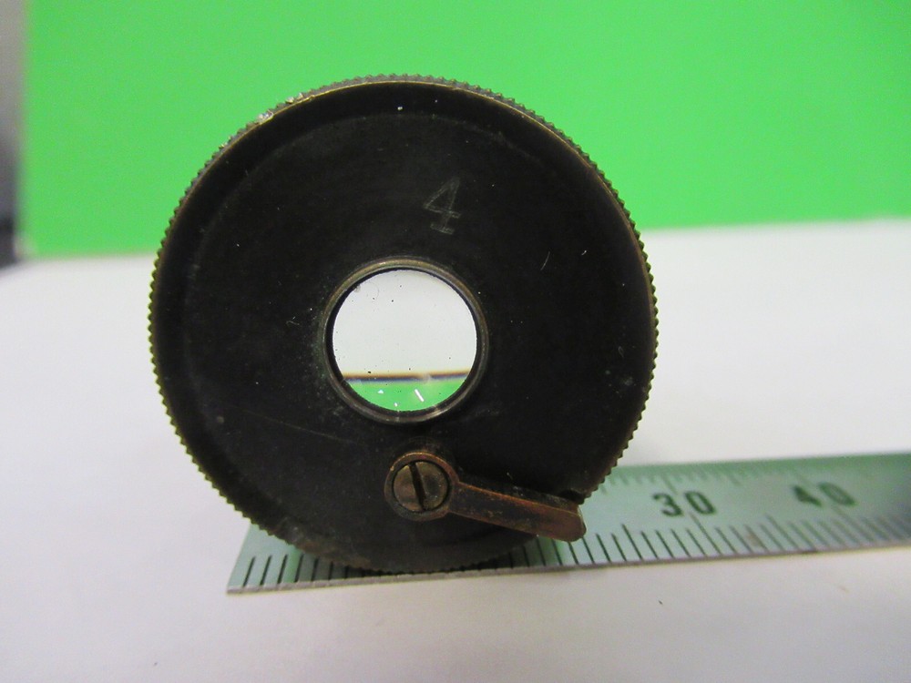 ROSS LONDON POINTER EYEPIECE LENS '4' MICROSCOPE PART AS PICTURED S1-B-72