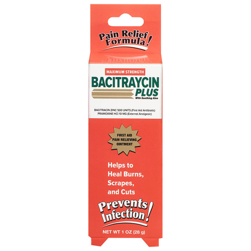 Bacitraycin Plus Maximum Strength First Aid Antibiotic With Aloe