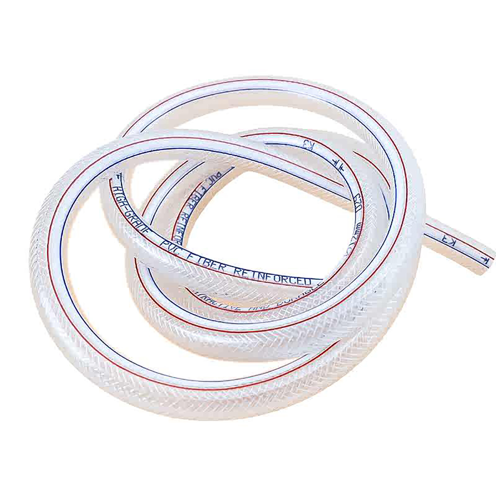 PVC HOSE Clear Flexible Reinforced Braided Food Grade OIL WATER Tube Pipe