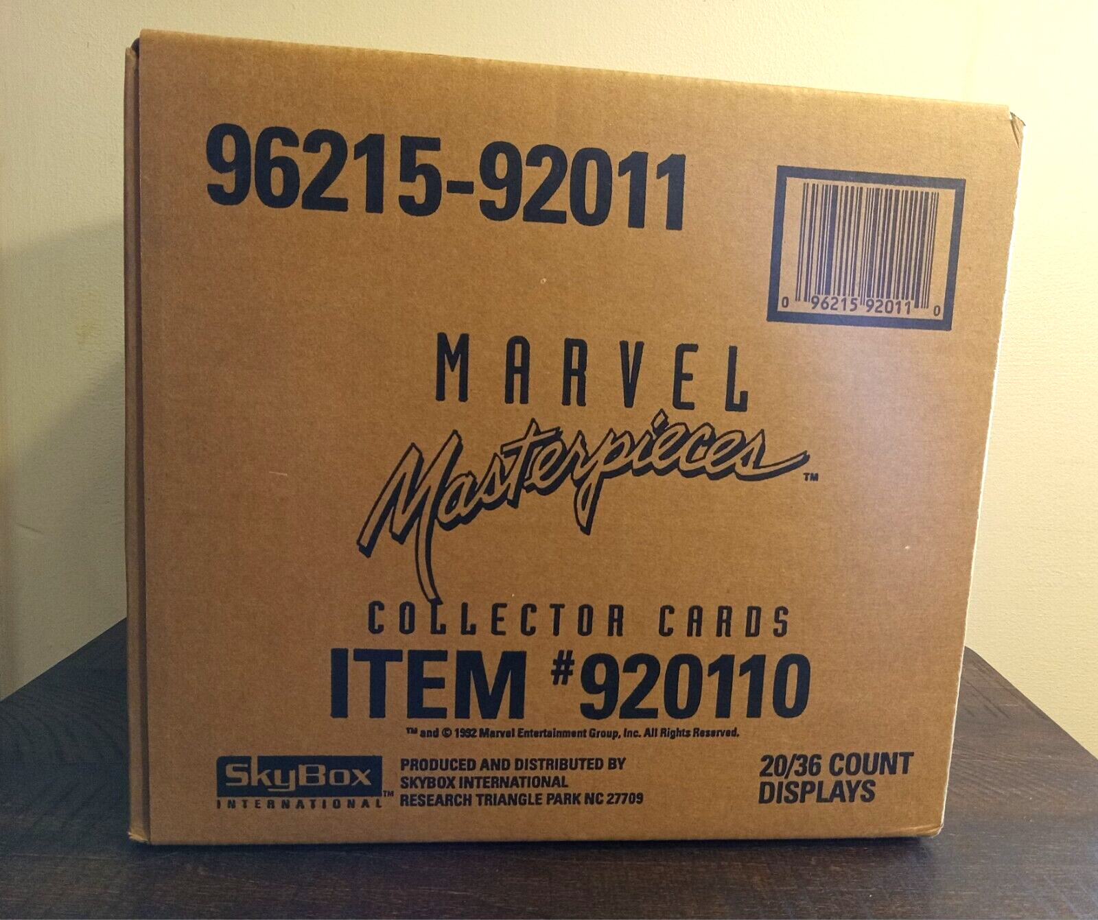 1992 SkyBox Marvel Masterpieces, Unopened Pack