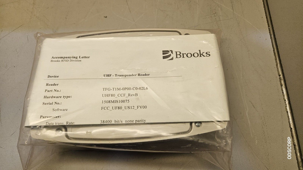 Brooks UF80 RFID UHF Reader Integrated antenna FCC Version