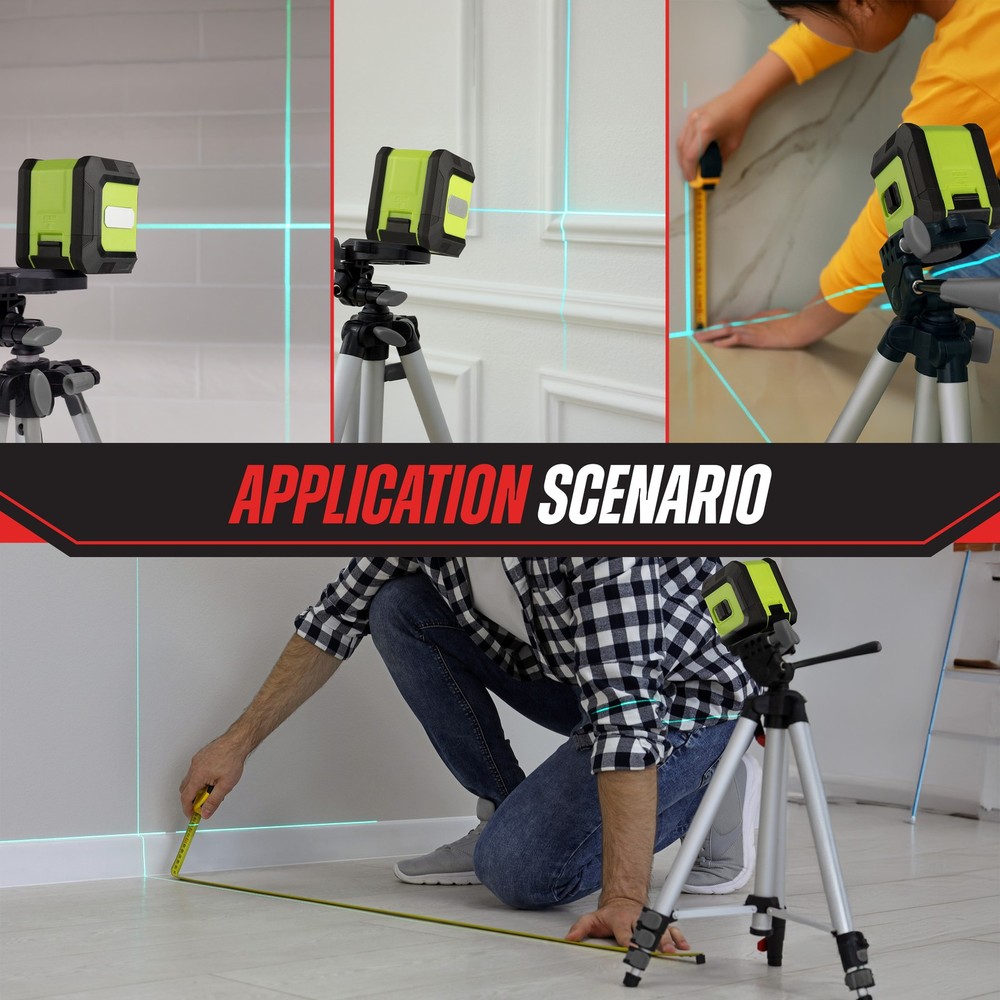 Laser Level 98ft Digital Level Tool Self Leveling Green Laser Leveler Tool