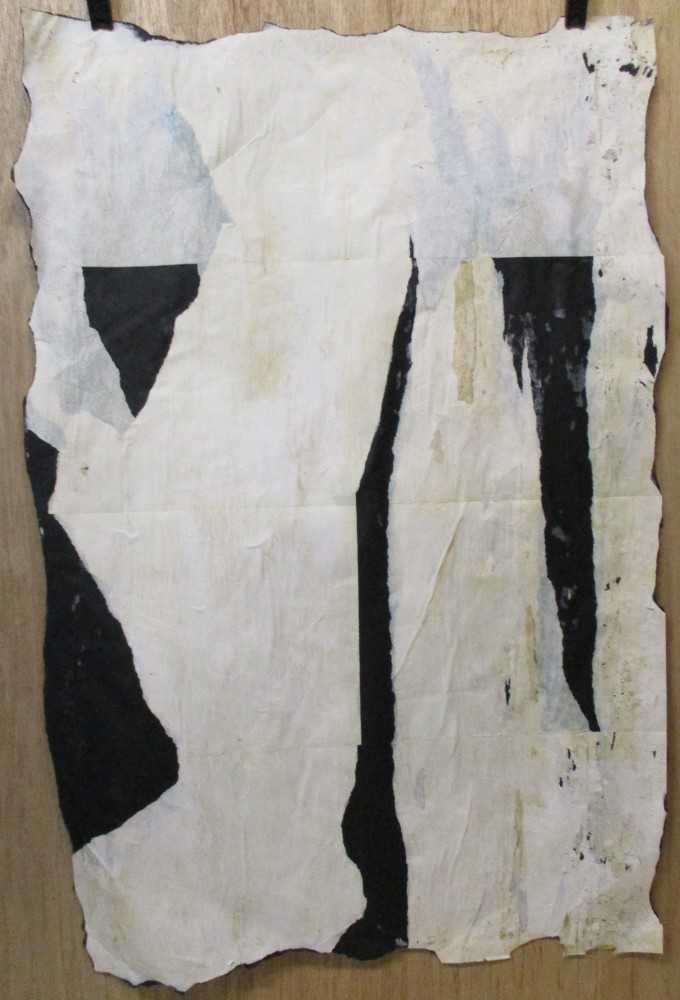 SUBWAY DRAWING chalk on black paper NYC 1980s Street Art Graffiti - KEITH HARING