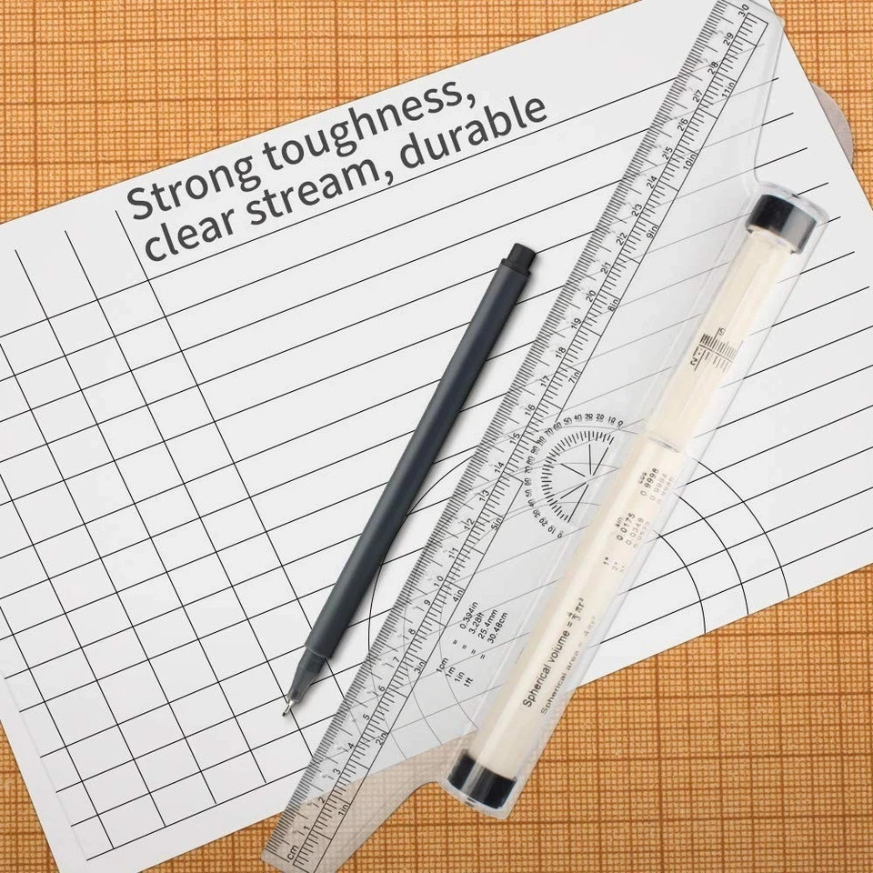 Multi-Purpose Drawing Parallel Rolling Ruler, 12 Inch Drawing Design Ruler for M