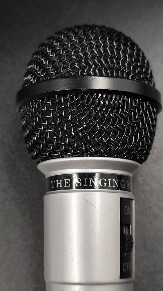 The Singing Machine Co Microphone Used Working Silver
