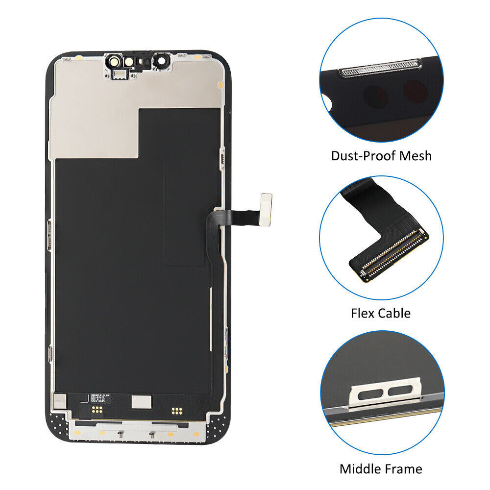 New For iPhone 13 Mini LCD Display Touch Screen Digitizer Replacement Frame 5.4