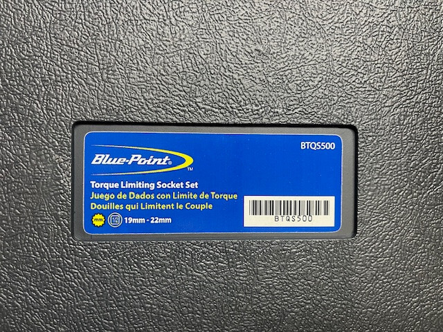 Snap On / Blue Point Wheel Torque Limiting Socket Set BTQS500