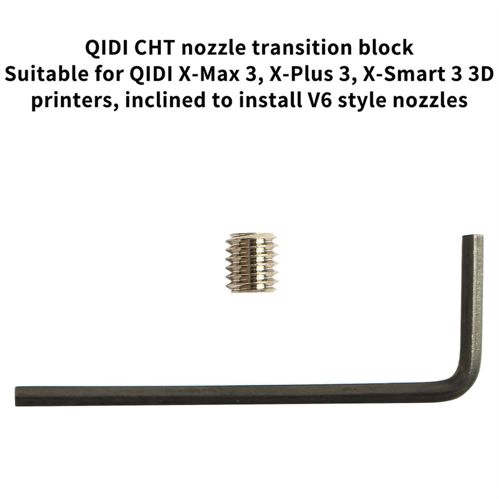 High Flow Plated Copper Adapters for QIDI 3D printer