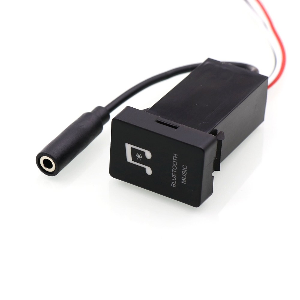 Car Bluetooth Music Adapter Module Panel Installation AUX Output Use for Toyo...