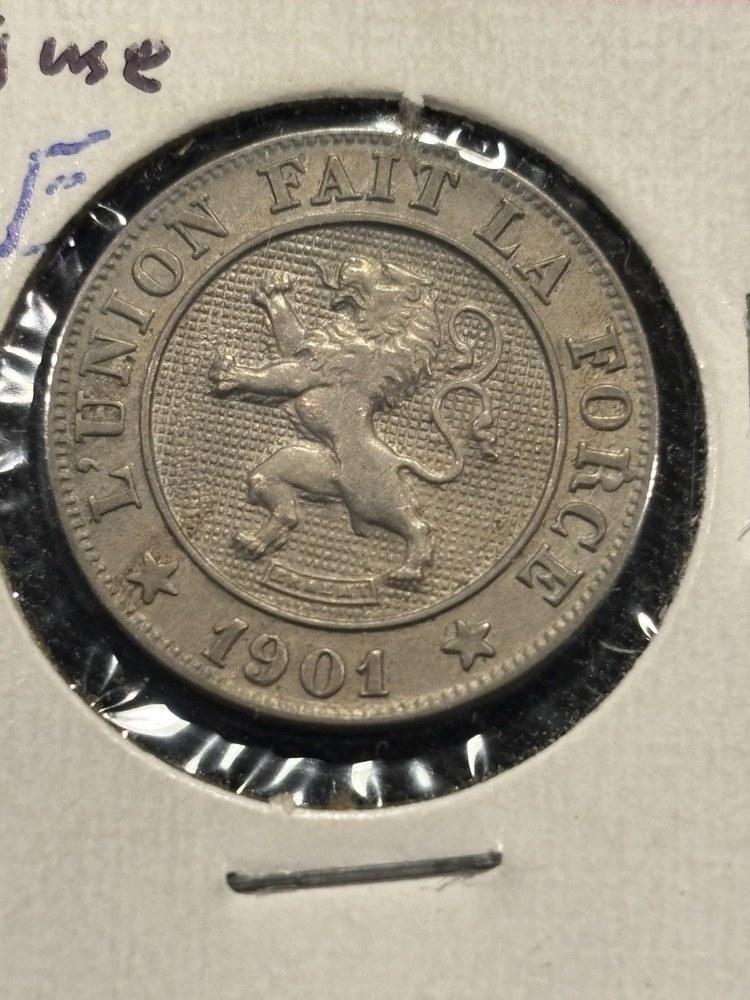 1901 Belgium Ten Centimes
