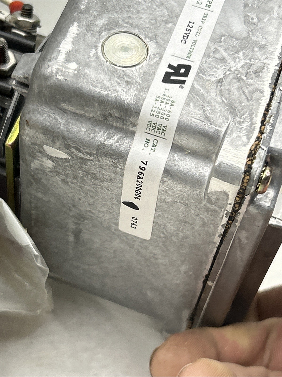 electroswitch rotary WL-2 796a200g06 Lock Out Relay Switch 480 Vac