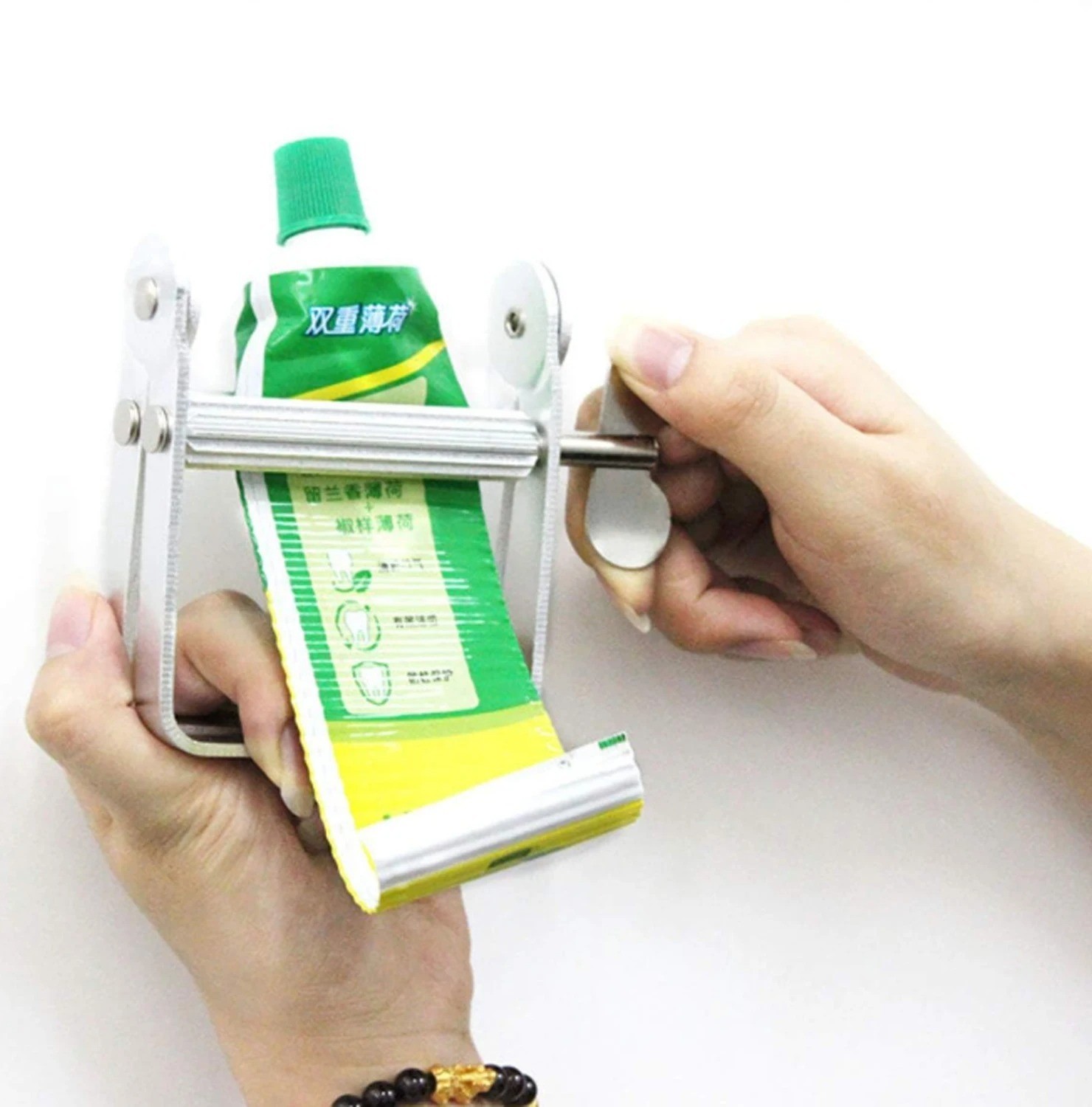 Toothpaste Squeezer, Metal Toothpaste Tube Squeezer Paint Tube Wringer Tube Roll