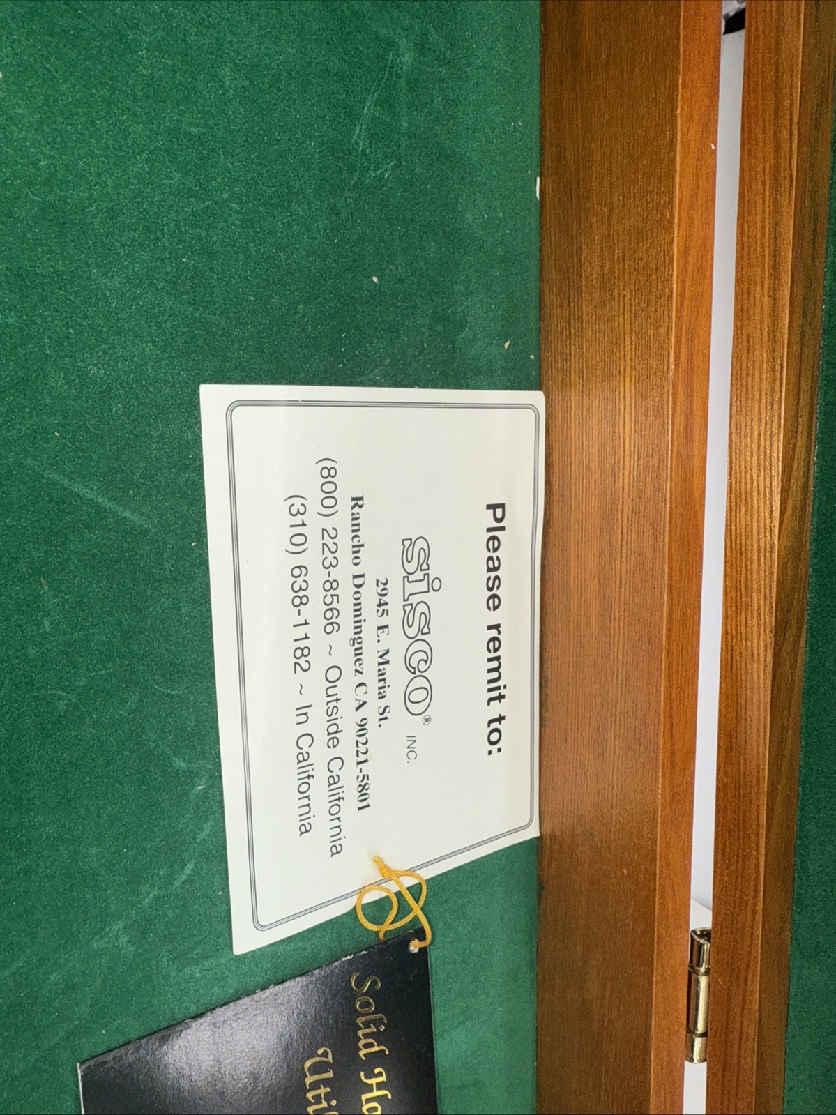 VINTAGE SISCO OAK HARDWOOD UTILITY CHEST JEWELERS COLLECTORS MACHINISTS