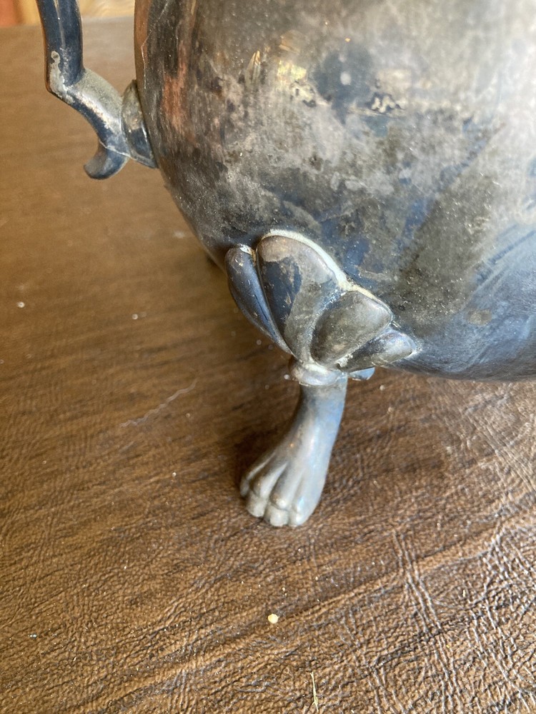 Antique Ornate Silver Pitcher