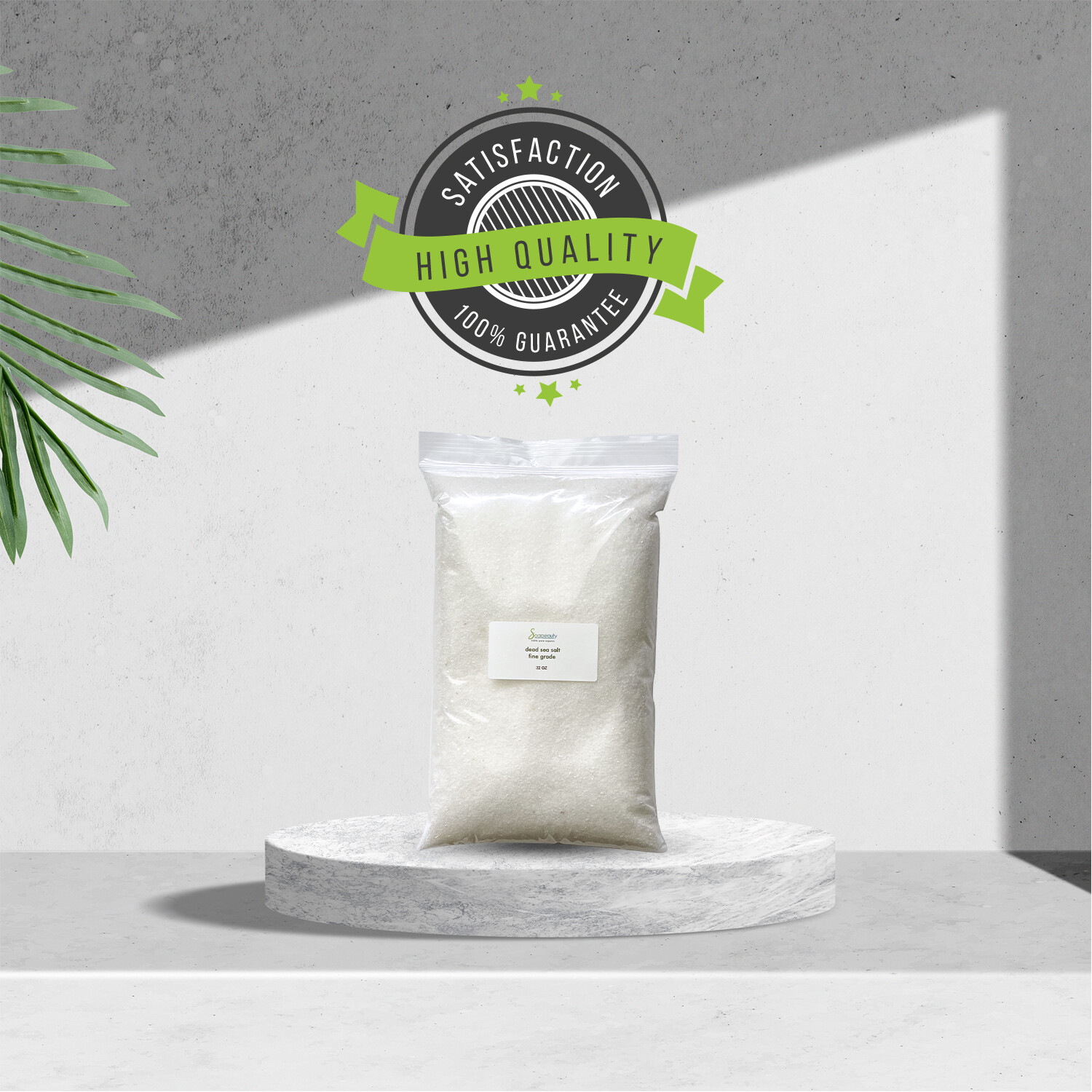 DEAD SEA SALT Fine Grain 100% Pure Natural UNSCENTED | Soapeauty