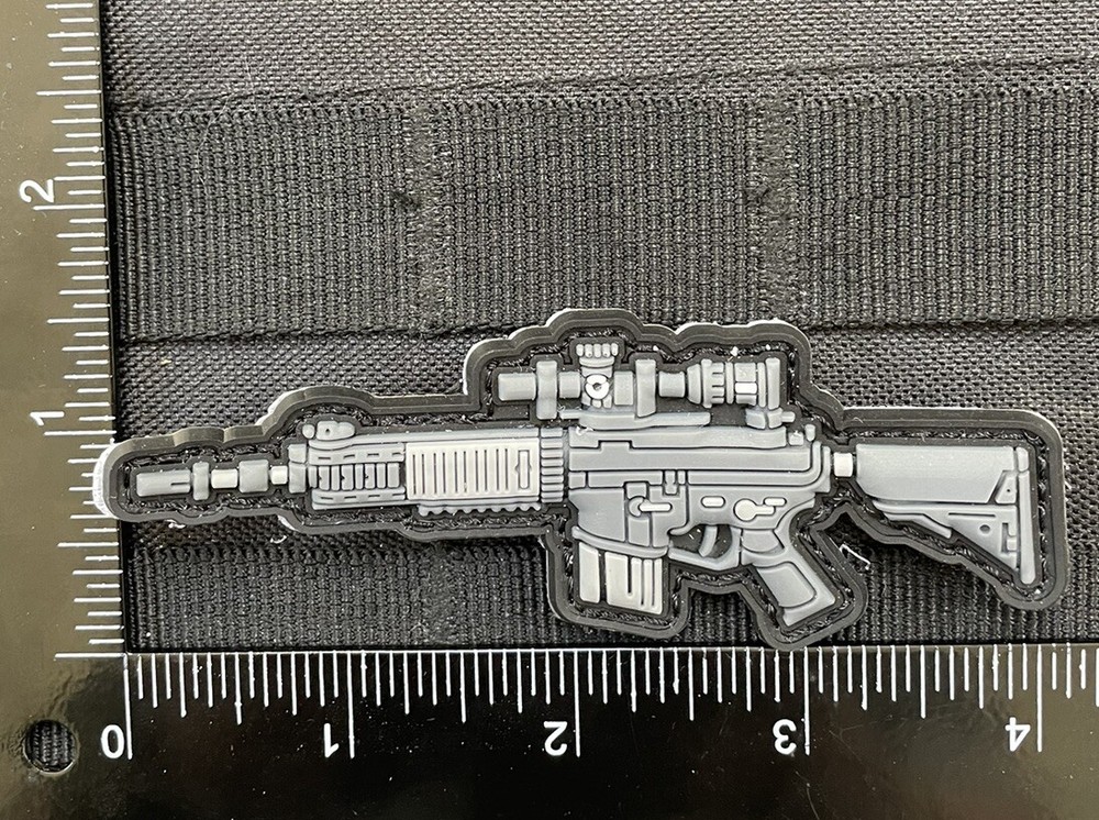 Sniper Rifle 308 Army Weapon Tactical Morale Patch PVC
