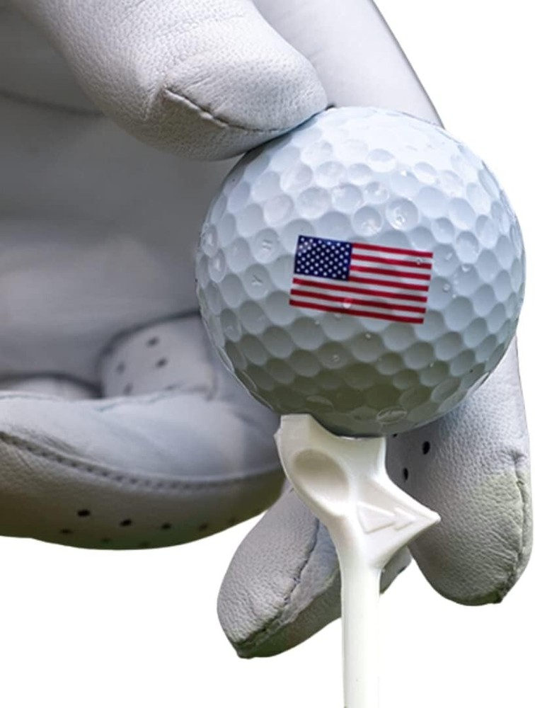FLIGHTPATH 8 Pieces Premium 2 3/4" Golf Tees Durable Plastic Golf Tees - White