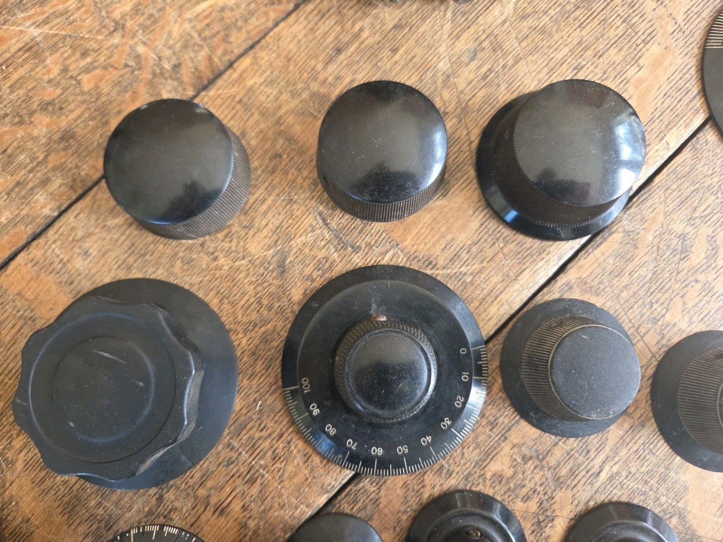 Vintage Lot Of Radio Tuning Condensers, Rheostats, Knobs Etc. Early Radios