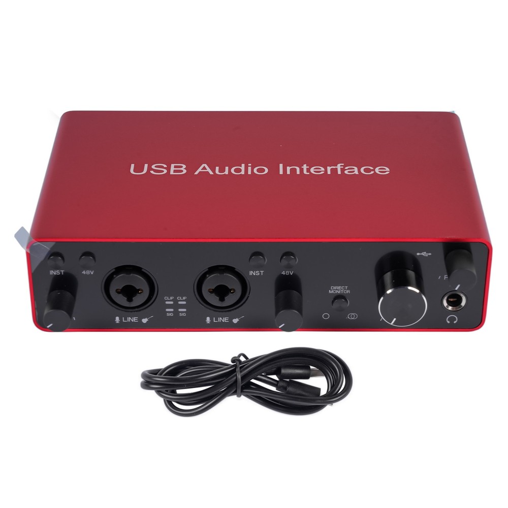 Scarlett 2i2 3rd Generation 24Bit/192KHz USB Audio Interface Fit Pro Music Tools