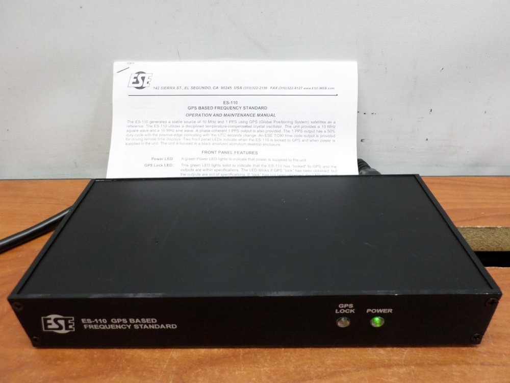 ESE ES-110 GPS Based Frequency Standard Generator