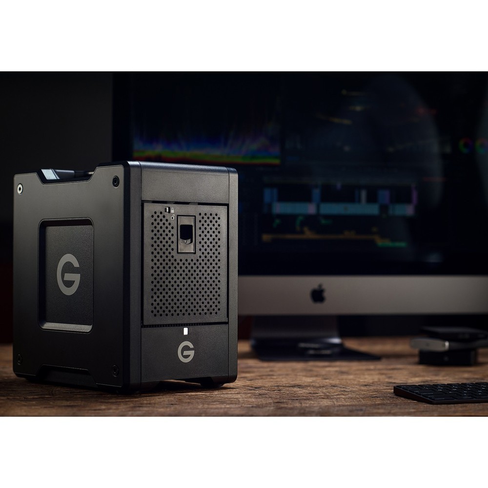 G-Drive G-RAID Shuttle 4-Bay Thunderbolt 3 RAID Array with 104TB (4x 26TB) Remov