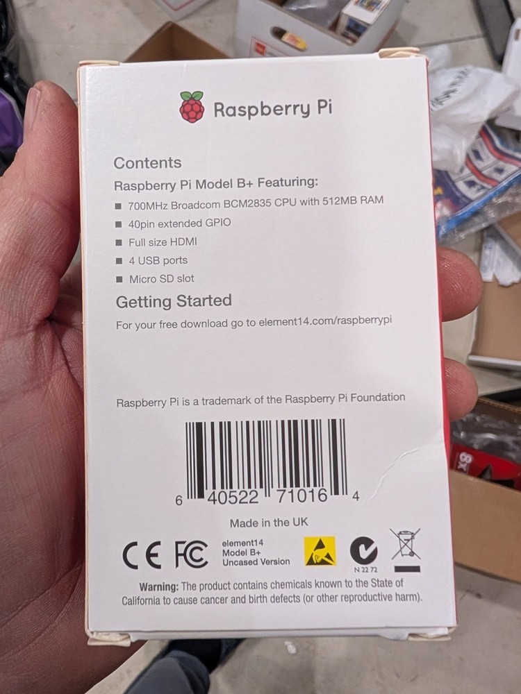 Raspberry Pi Model B+ 512MB - New in Box