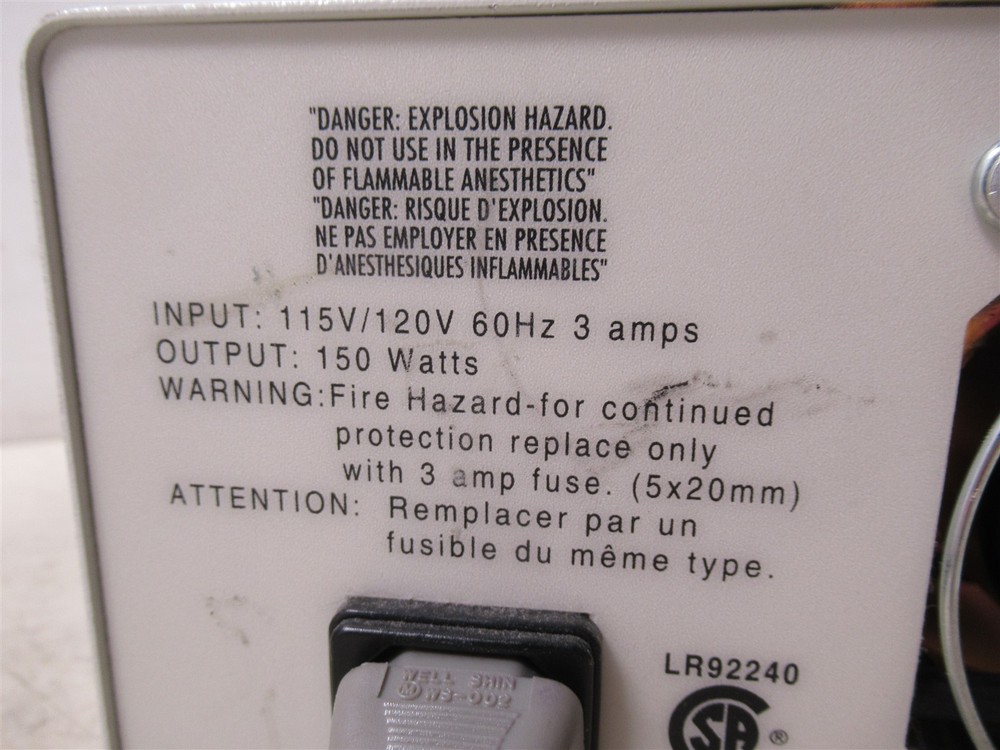 AC Halogen Light Source Optic Illuminator Fostec ACE EKE Light Source 20520