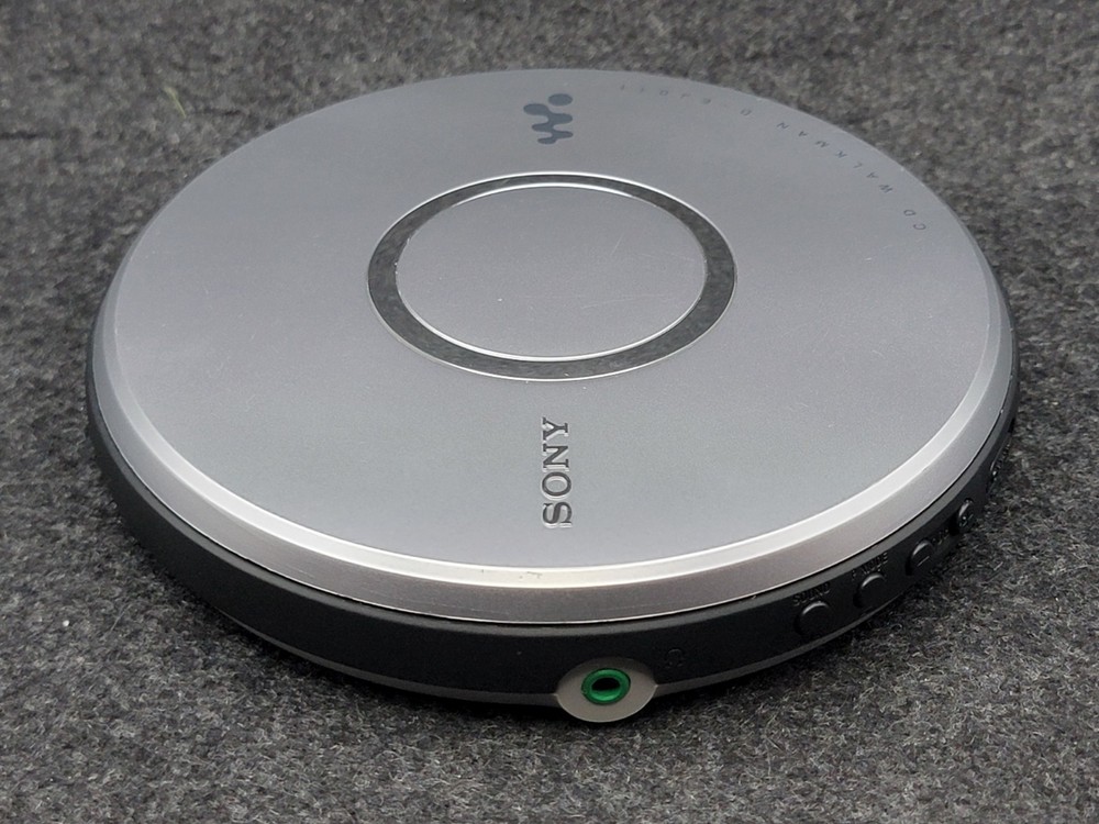 Sony D-EJ011 CD Walkman Portable CD Player Discman - Silver [Tested]