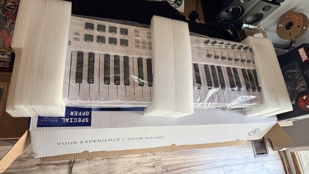 Arturia KeyLab 49 Essential 49 Key MIDI Controller Keyboard White