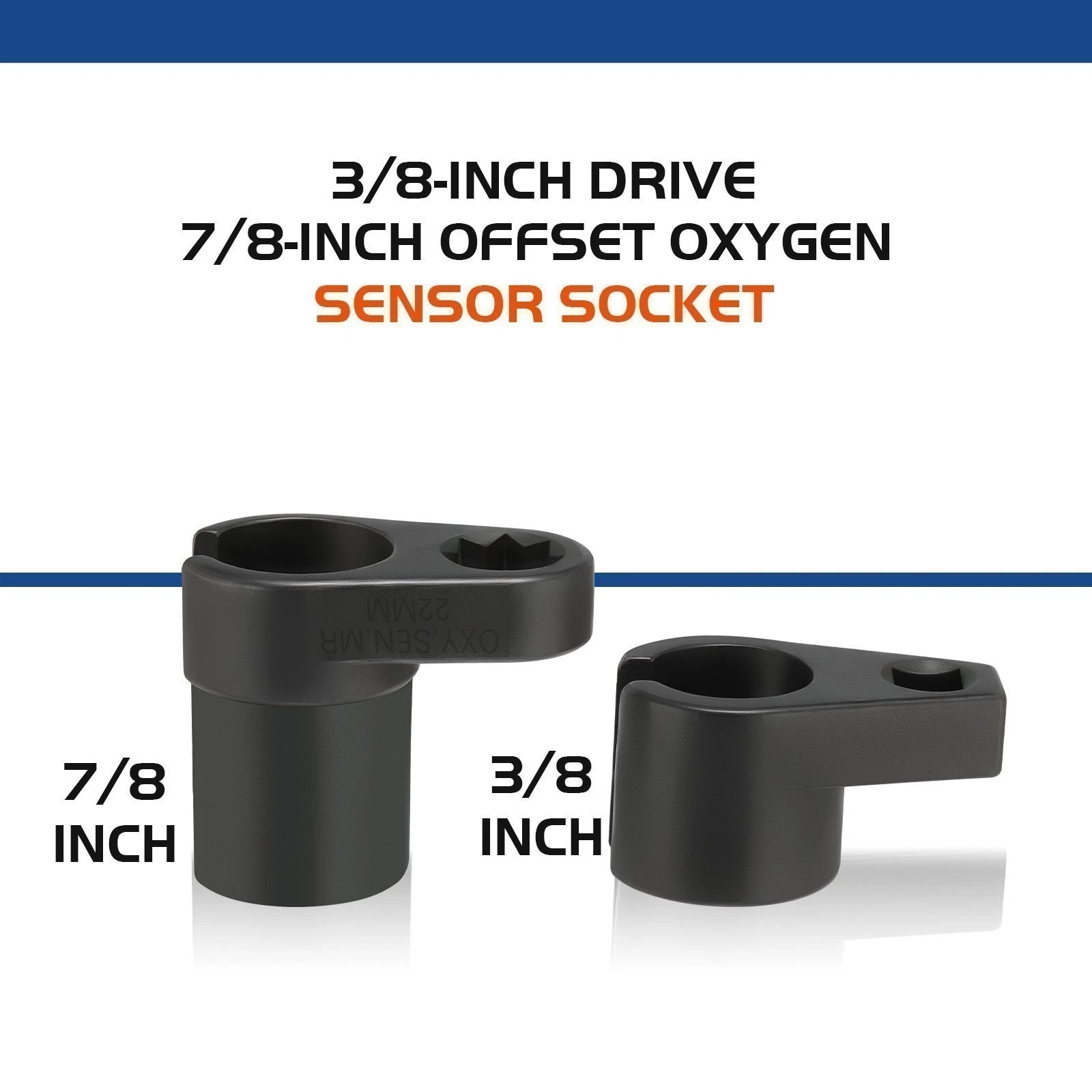 O2 Oxygen Sensor Socket Thread Chaser Set 5PCS O2 Sensor Wrench Removal Tool Kit