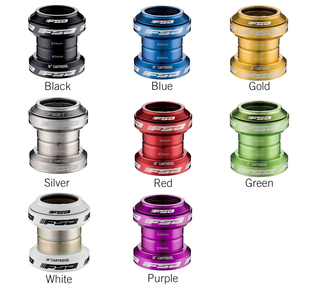 Full Speed Ahead Orbit MX Threadless Headset - Alloy, Angular Contact Bearings,