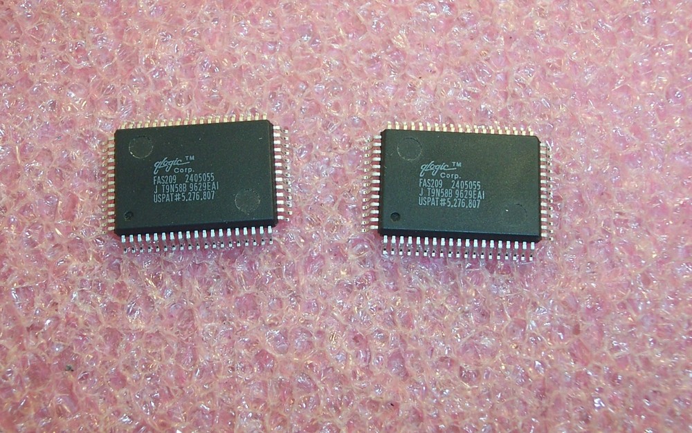 QTY (12) FAS209 QLOGIC PQFP-64 SCSI INTERFACE NOS