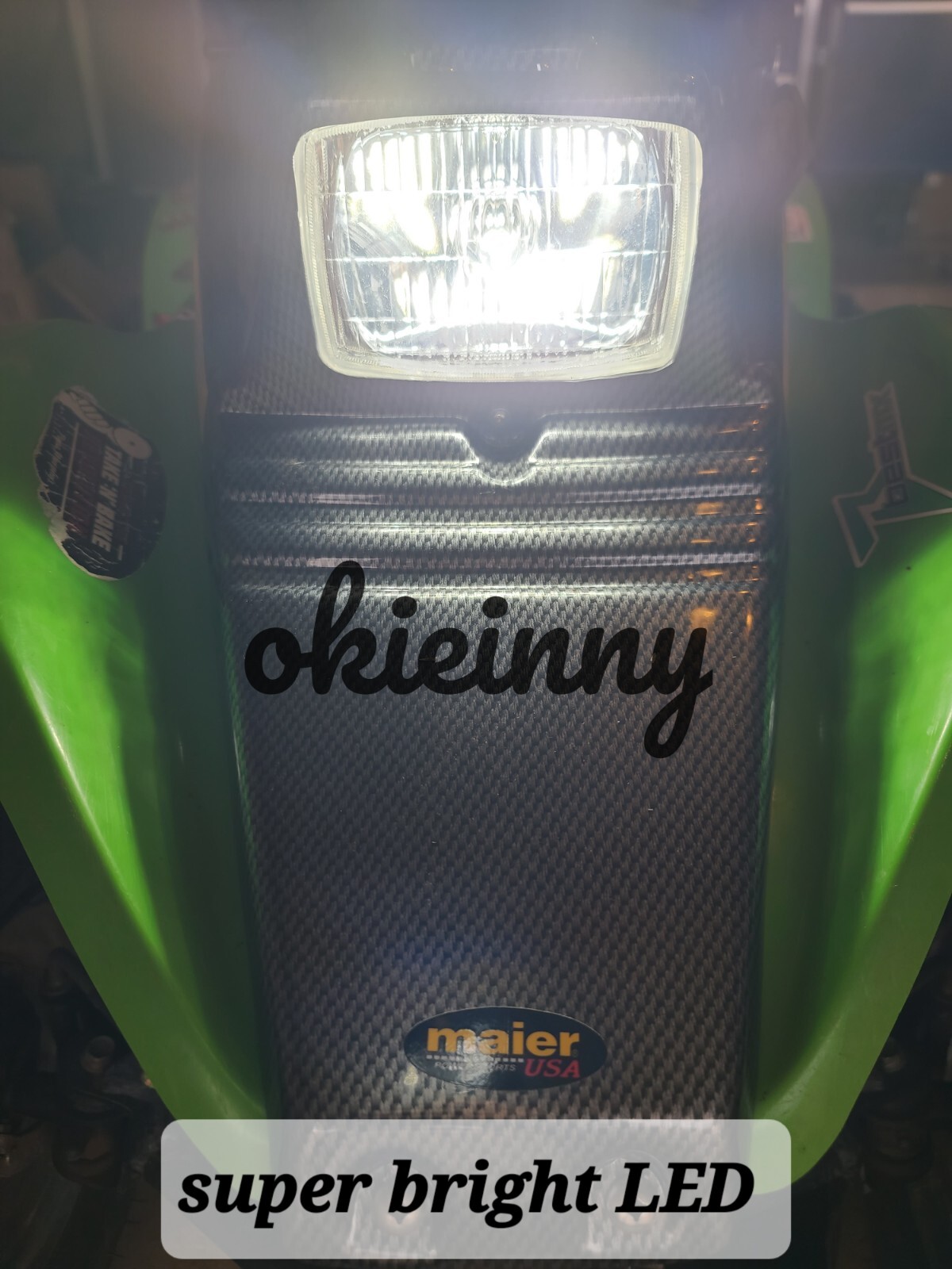 Ultra Bright LED headlight bulb for Suzuki DR650SE: 2001-2016 motorcycle USA